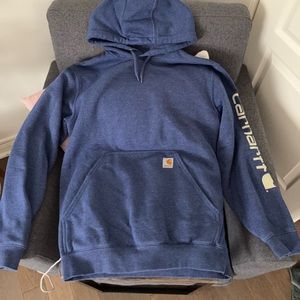 Blue Carhartt hoodie